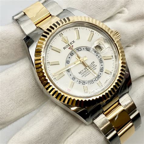 rolex mens sky dweller watch|Rolex Sky-Dweller steel price.